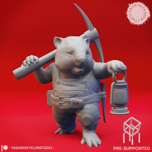 Wombat-folk Miner